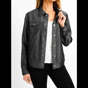 NWT-Tahari Black Tencel Jacket